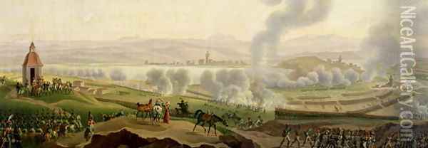 The Battle of Wagram, 6th July 1809 Oil Painting - Joseph Swebach-Desfontaines