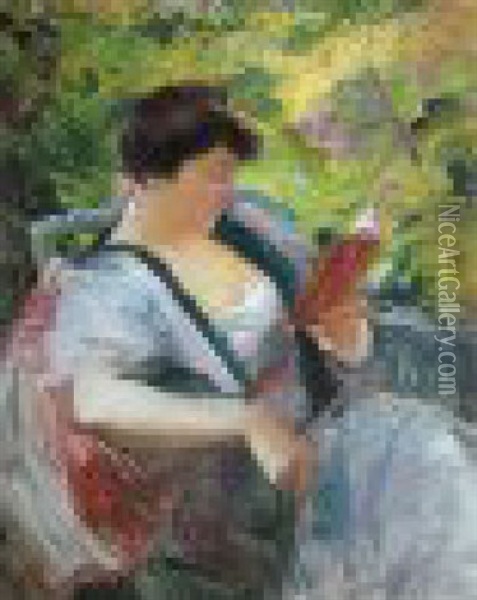Portrait De Femme Assise Oil Painting - Victor Francois Tardieu