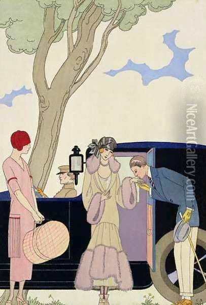 Envy 1914 Oil Painting - Georges Barbier