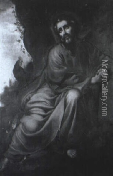 Saint Peter Repentant Oil Painting - Carlo Dolci