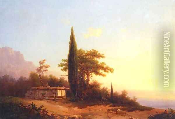 View on Crimea Oil Painting - Ivan Konstantinovich Aivazovsky