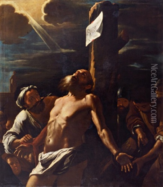Das Martyrium Des Hl. Bartholomaus - Il Martirio Di San Bartolomeo Oil Painting - Mattia Preti