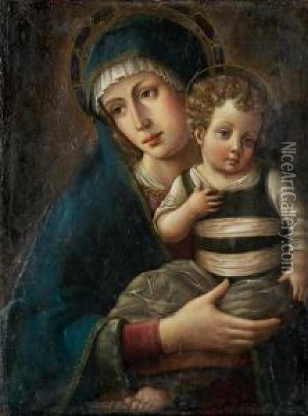 Madonna And Child Oil Painting - Giovanni Bellini