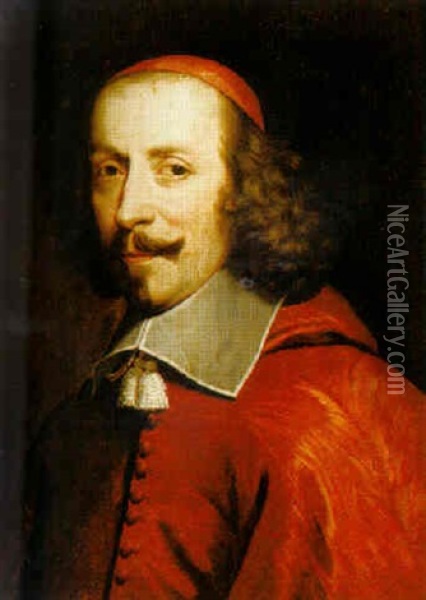 Kardinal Mazarin Oil Painting - Philippe de Champaigne