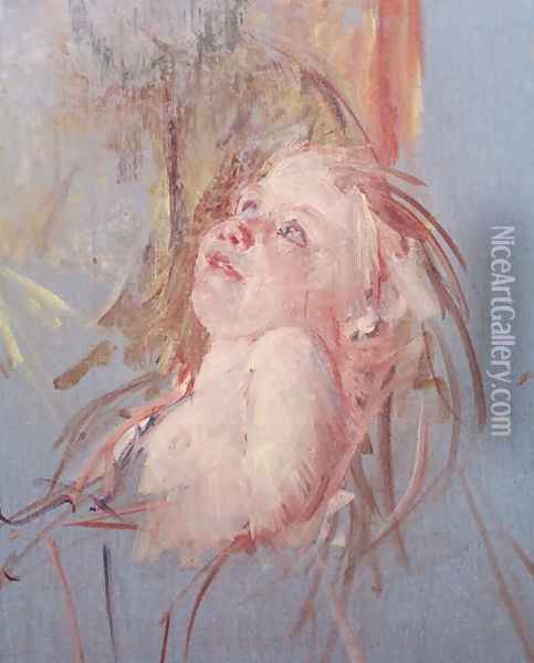 Young Child in its Mother's Arms Oil Painting - Mary Cassatt