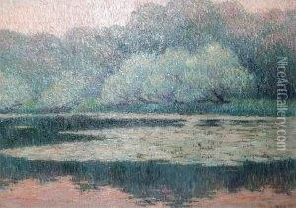 Vue De Lac Oil Painting - Francois Bocion