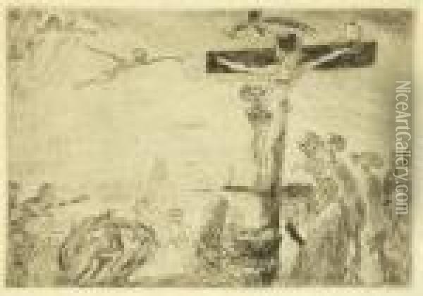 Christ Tourmente Par Les Demons Oil Painting - James Ensor