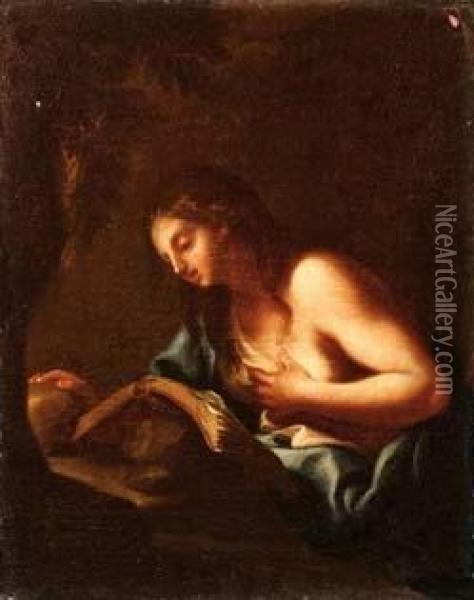 Maddalena Penitente Oil Painting - Francesco Trevisani