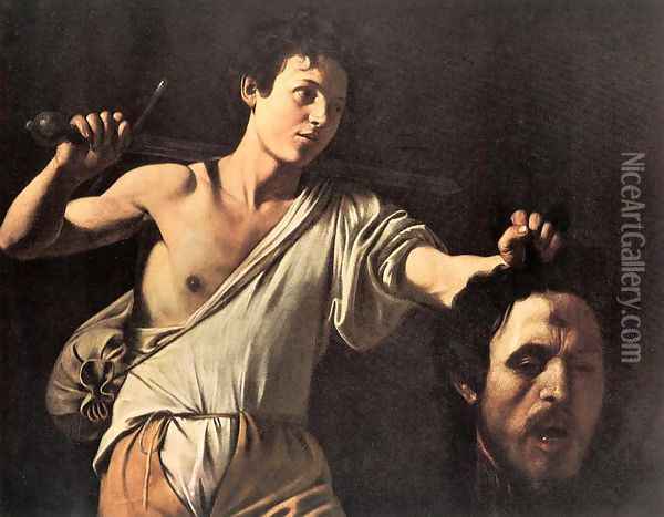David 1606-07 Oil Painting - Caravaggio
