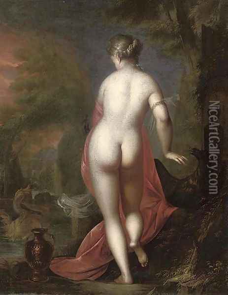Hebe and Jupiter Oil Painting - Francois Lemoine (see Lemoyne)