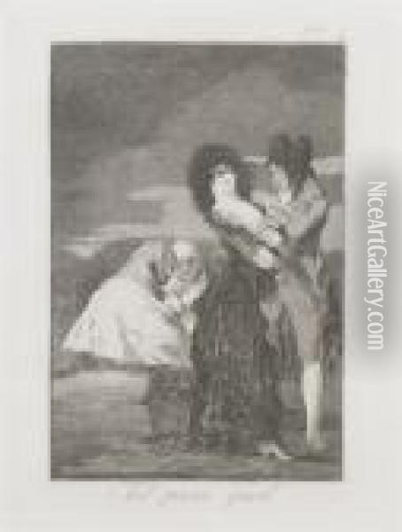 Tal Para Cual Oil Painting - Francisco De Goya y Lucientes