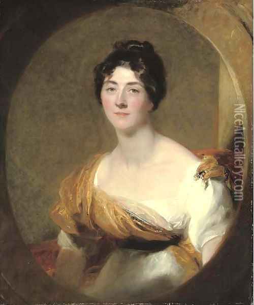 Portrait of a lady, probably Lucy Meredith, the artist's sister Oil Painting - Sir Thomas Lawrence