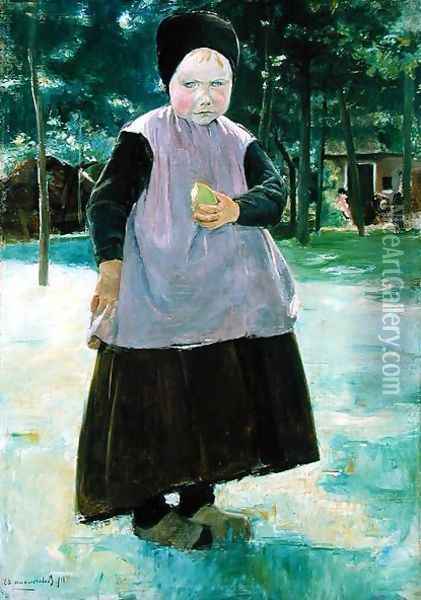 Eve, 1882 Oil Painting - Max Liebermann