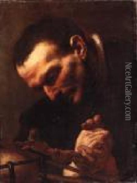 Saint Jerome Emiliani Oil Painting - Giovanni Battista Piazzetta