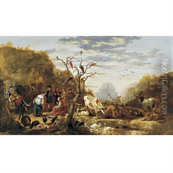 Noah's Ark Oil Painting - Cornelis Snellinck