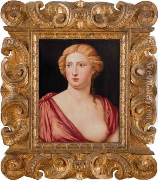 Ritratto Di Cortigiana Oil Painting - Bernardino Licinio
