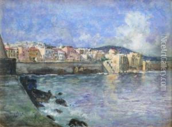 Le Port D'alger Oil Painting - Siebe Johannes ten Cate