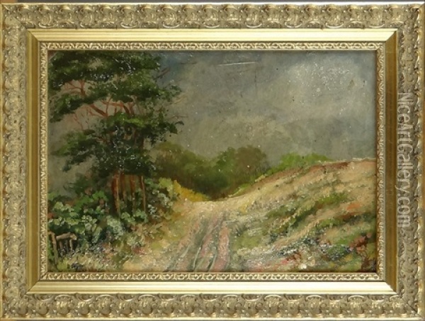Chemin En Campine Oil Painting - Theodore Baron