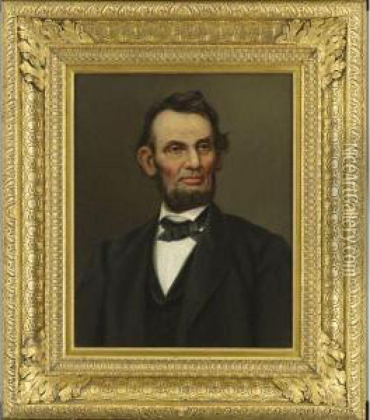 Abraham Lincoln Oil Painting - Xanthus Russell Smith