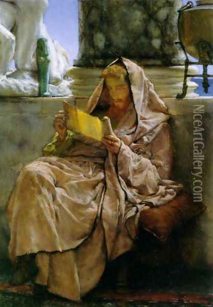 Prose Oil Painting - Sir Lawrence Alma-Tadema