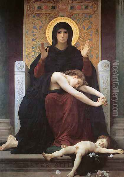 Vierge Consolatrice Oil Painting - William-Adolphe Bouguereau