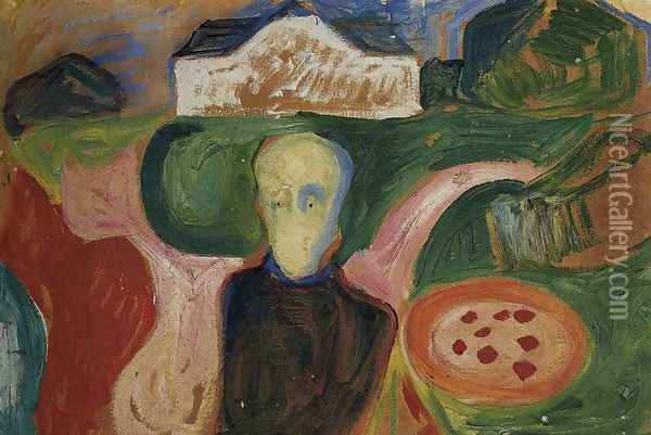 Symbolic Motif Oil Painting - Edvard Munch