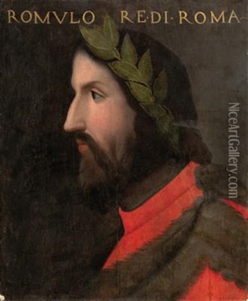 Romulus Oil Painting - Cristofano di Papi dell' Altissimo