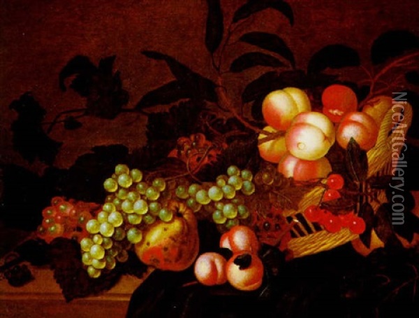 Fruchtestilleben Oil Painting - Bartholomeus Assteyn