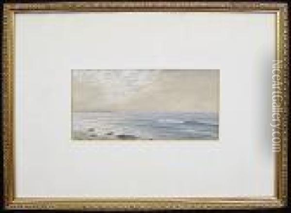 Early Morning Breaking Waves Oil Painting - George Elmer Browne