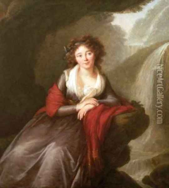 Comtesse Potocka Oil Painting - Elisabeth Vigee-Lebrun