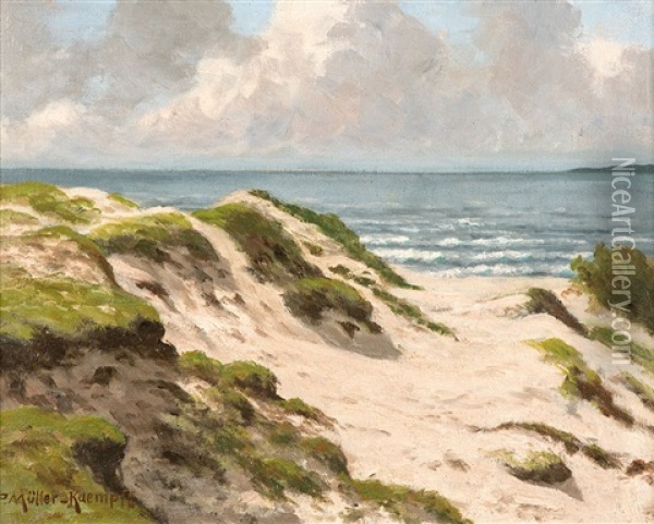 In Den Dunen Oil Painting - Paul Mueller-Kaempff