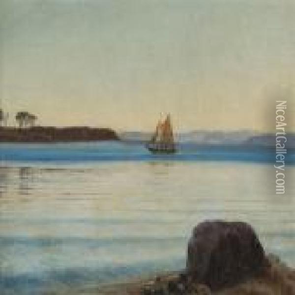 View From Hindsgavl Oil Painting - Vilhelm Peter C. Kyhn