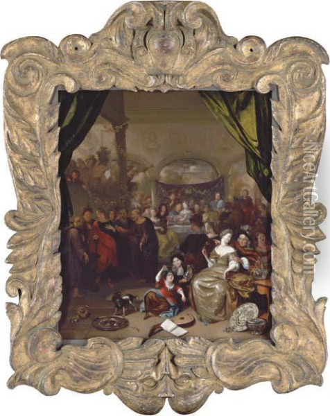 The Marriage At Cana Oil Painting - Richard Brakenburgh