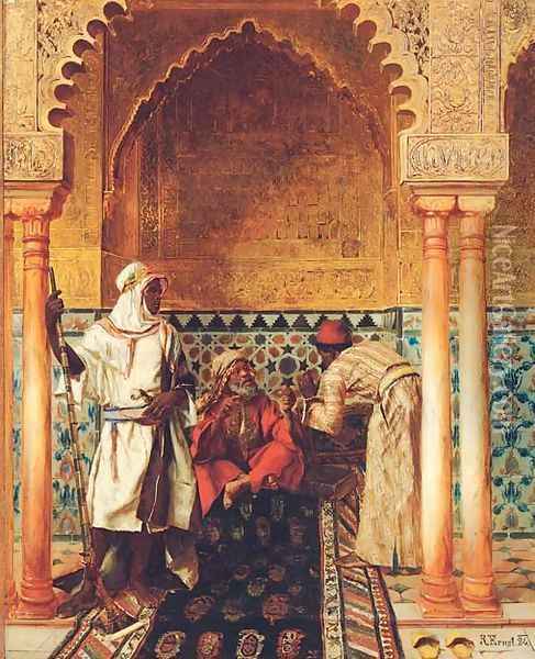 The arab sage Oil Painting - Rudolph Ernst