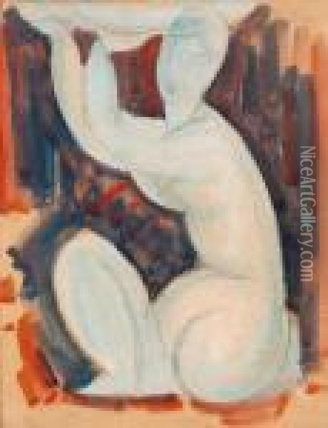 Cariatide Oil Painting - Amedeo Modigliani