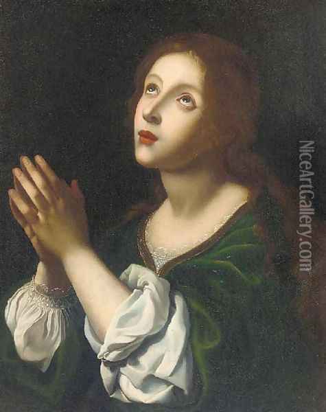 The Penitent Magdalen 2 Oil Painting - Carlo Dolci