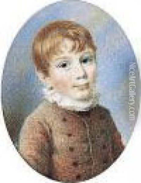 Portrait Of George Richmond Oil Painting - Thomas Richmond