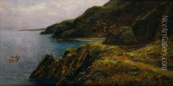 The Irish Coast Oil Painting - Alexander Williams