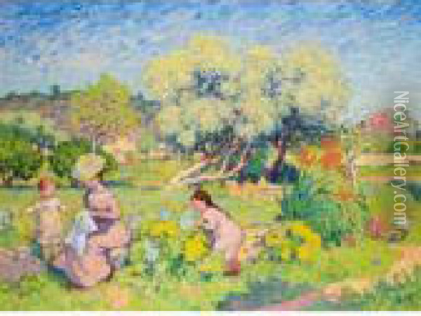 Le Jardin De Beaulieu Oil Painting - Georges dEspagnat