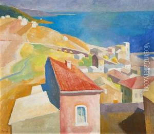 Paysage D'italie Oil Painting - Karoly Patko