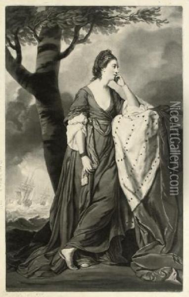 Her Grace Mary Duchess Of Ancaster And Kesteven Oil Painting - John Dixon