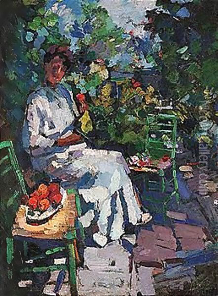Fruits of the garden Oil Painting - Konstantin Alexeievitch Korovin