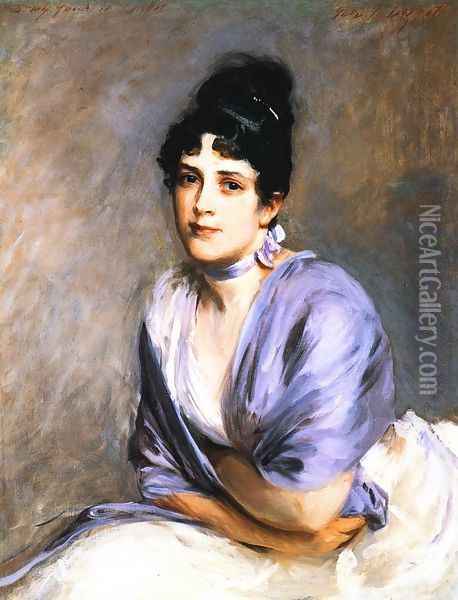 Mrs. Frank Millet Oil Painting - John Singer Sargent