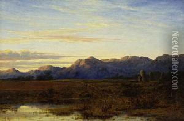 Sunset No 2 Oil Painting - Waller Hugh Paton