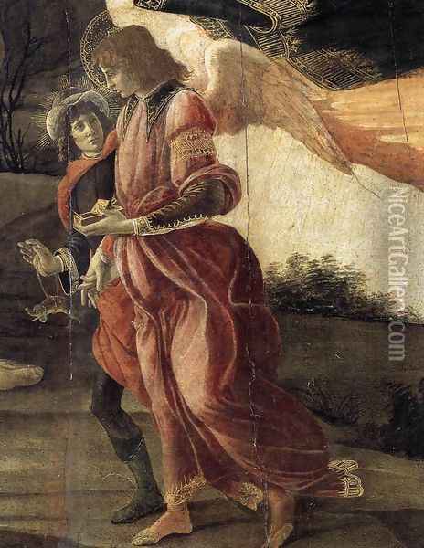 Holy Trinity (detail) 1491-93 Oil Painting - Sandro Botticelli