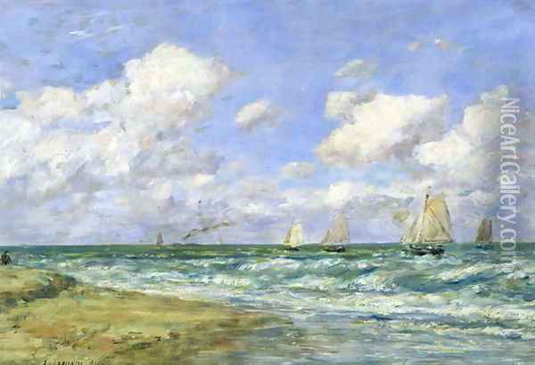 Marine scene 1894 Oil Painting - Eugene Boudin