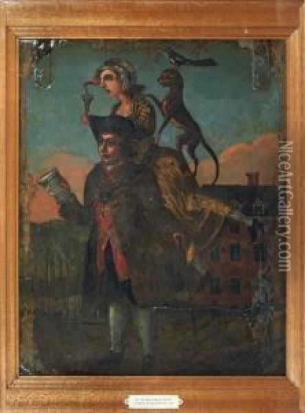 The Man With A Load Of Mischief Oil Painting - John Crome