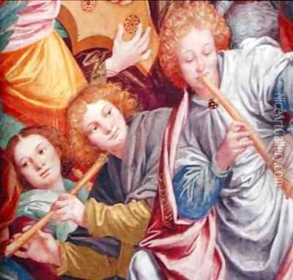 The Concert of Angels 22 Oil Painting - Gaudenzio Ferrari