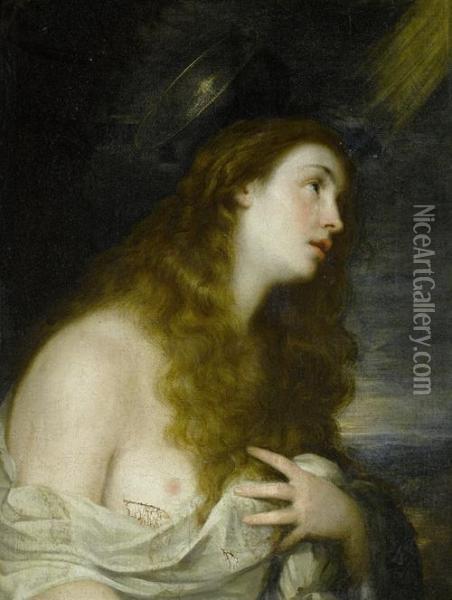 The Penitent Magdalen Oil Painting - Mateo Cerezo
