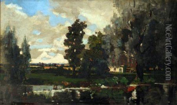 Summer Landscape Oil Painting - John Turner Kelly